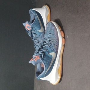 NIKE KD 8 VIII OCEAN FOG WHITE NAVY  BLUE PINK MEN'S Sz 10.5 749375-414